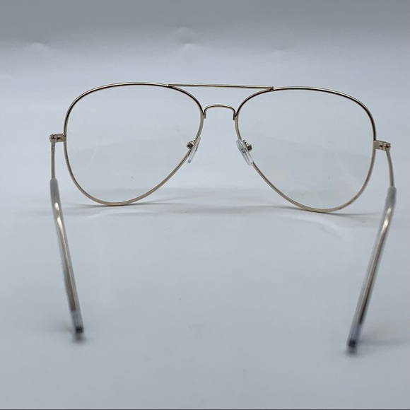 BP Aviator Blue Light Filtering Glasses in Gold - Picture 5 of 5